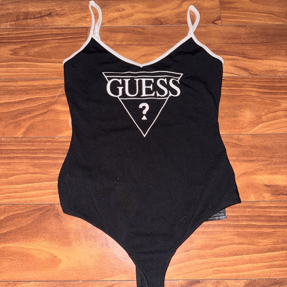 Guess Black and White Bodysuit
